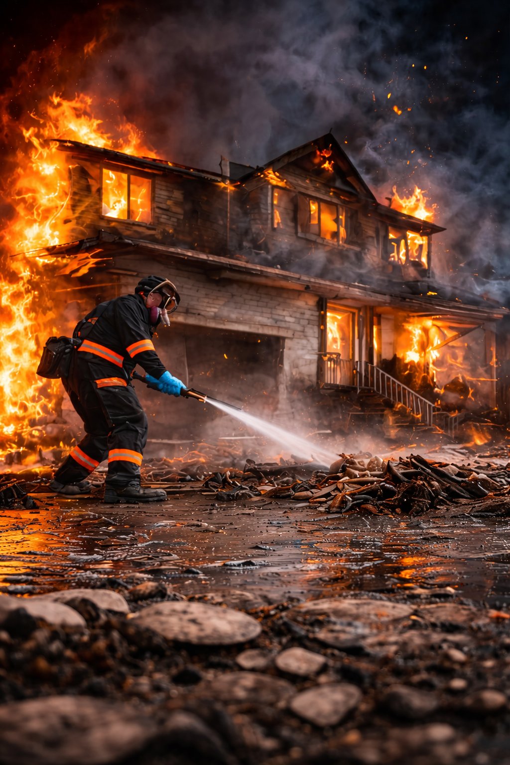 Storm damage restoration service