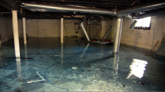 Basement Water Cleanup